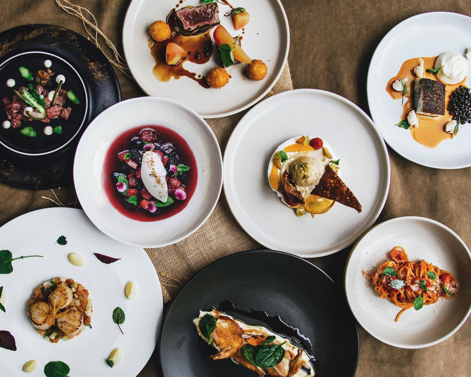 Vine restaurant bar dine at home